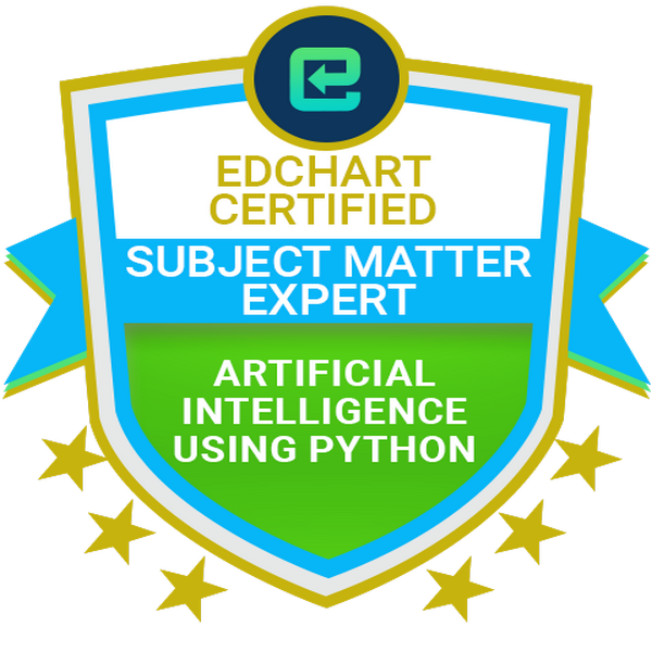 Edchart Certified Artificial Intelligence using Python Subject Mater Expert