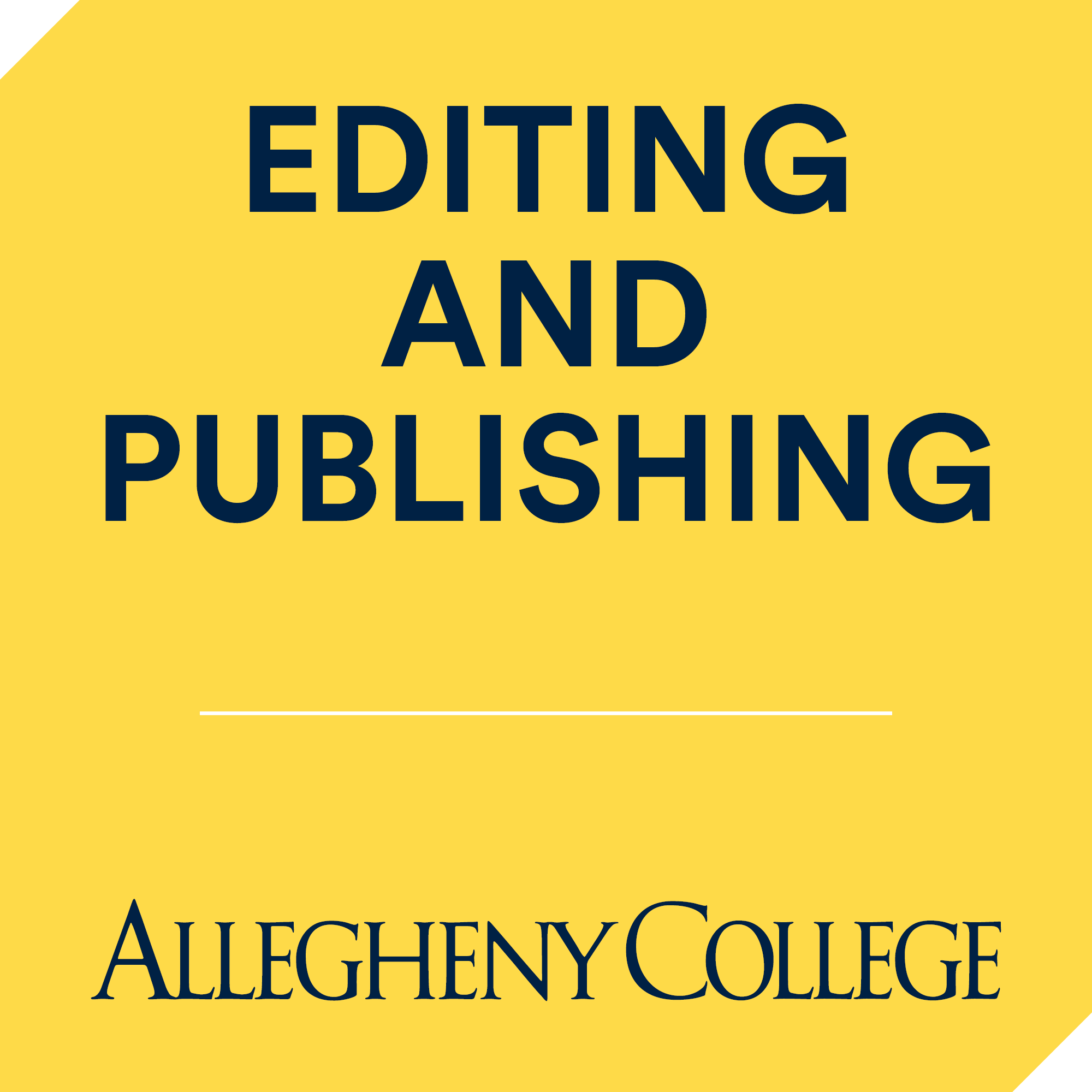 Editing and Publishing