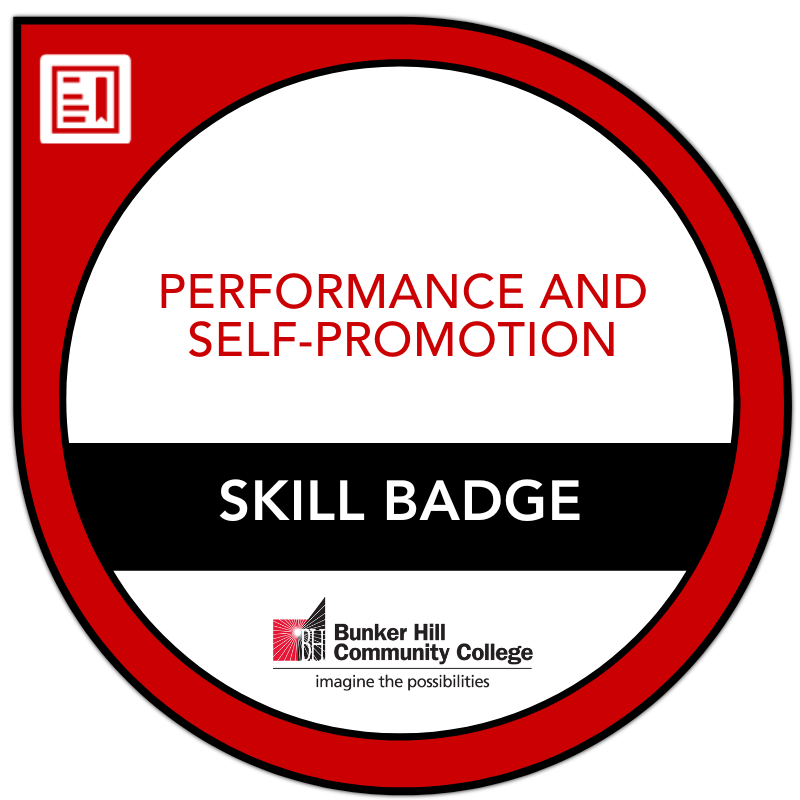 Performance and Self-Promotion Skill Badge