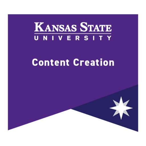 Content Creation Credly