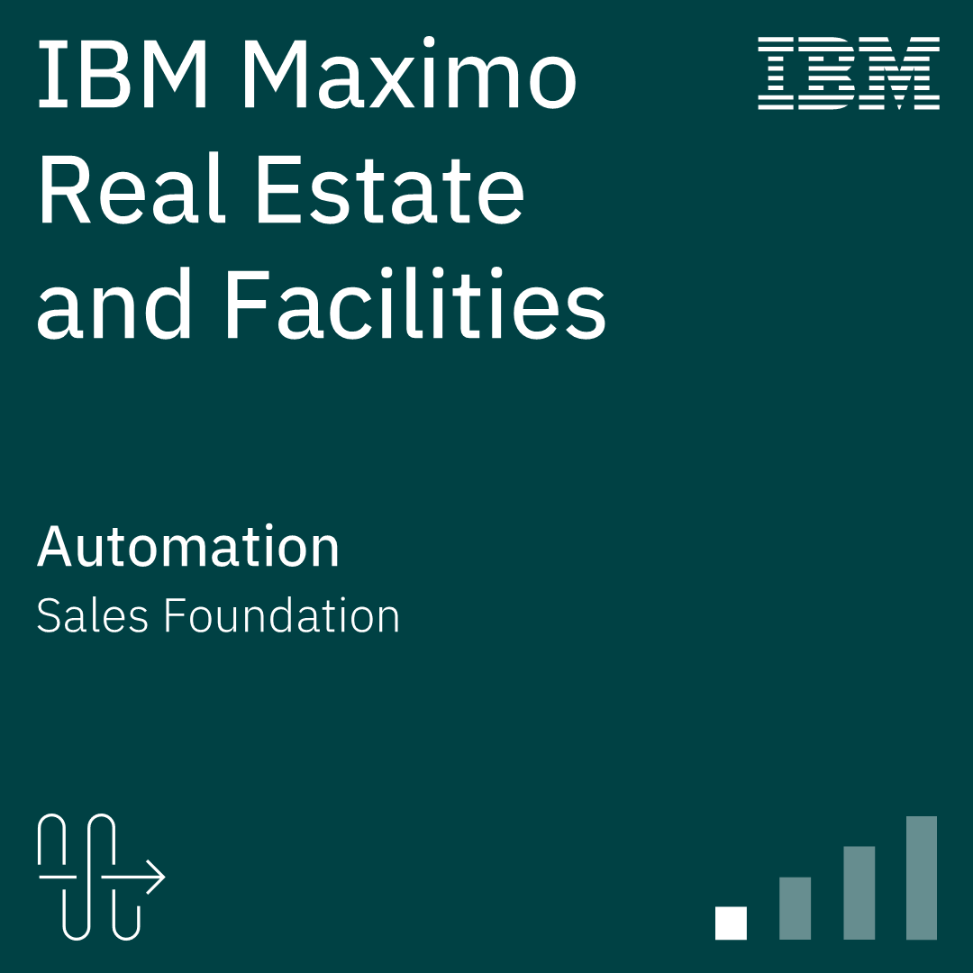 IBM Maximo Real Estate and Facilities Sales Foundation