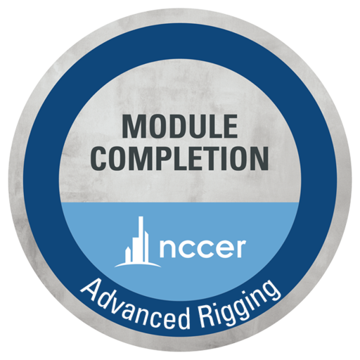 NCCER Advanced Rigging (38301) Credly