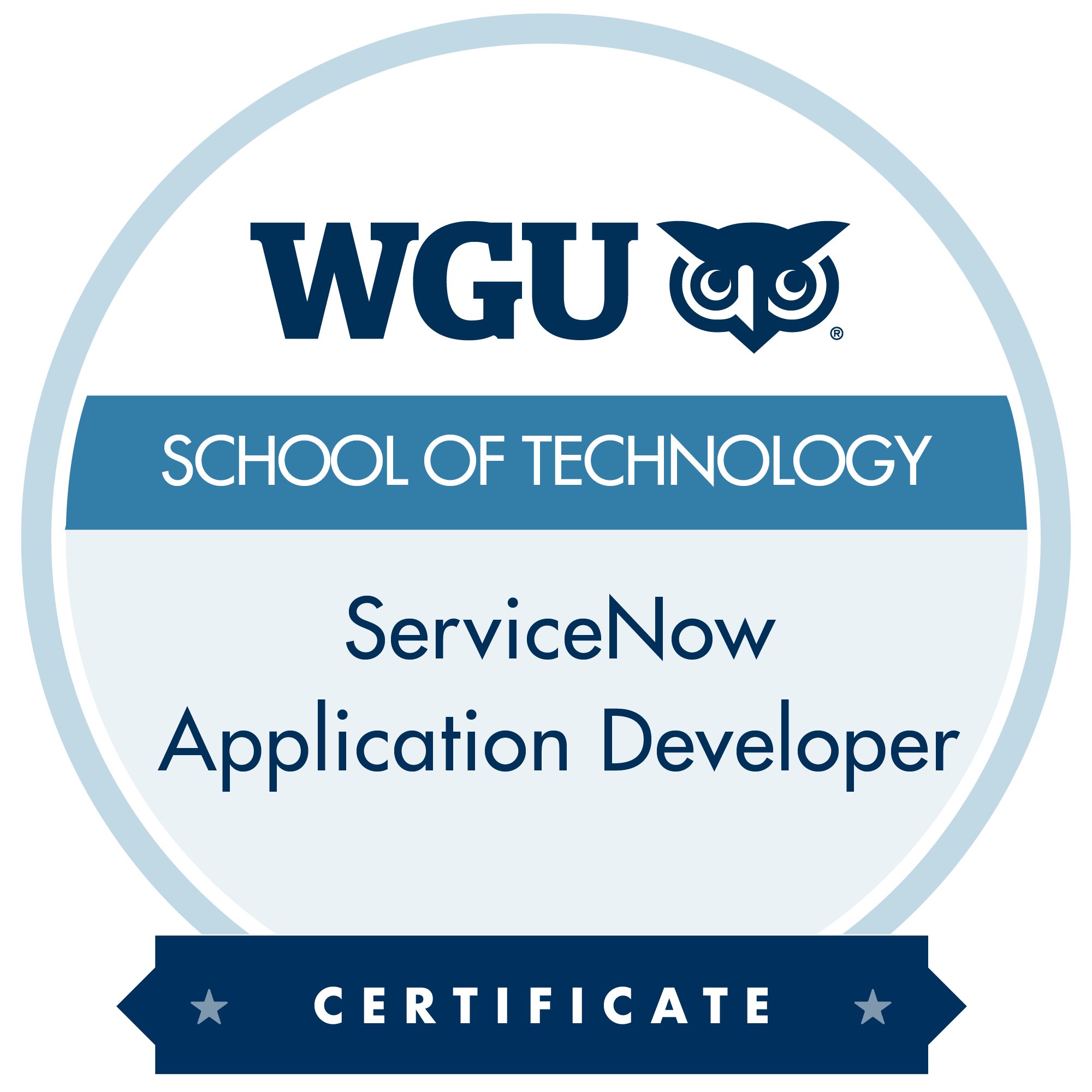ServiceNow Application Developer Certificate