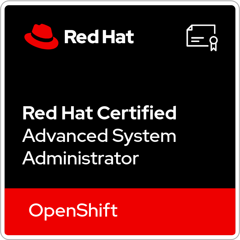 Red Hat Certified Advanced System Administrator in OpenShift