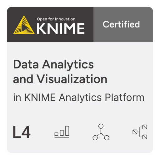 Data Analytics and Visualization in KNIME Analytics Platform - Credly