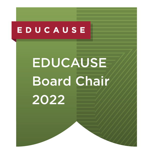 EDUCAUSE Board Chair 2022 Credly