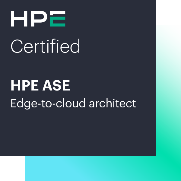 HPE ASE - Edge-to-cloud architect