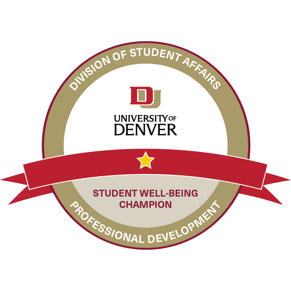 Student Well-being Champion