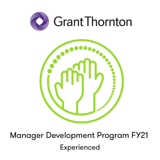 Manager Development Program FY21 - Experienced Badge - Credly