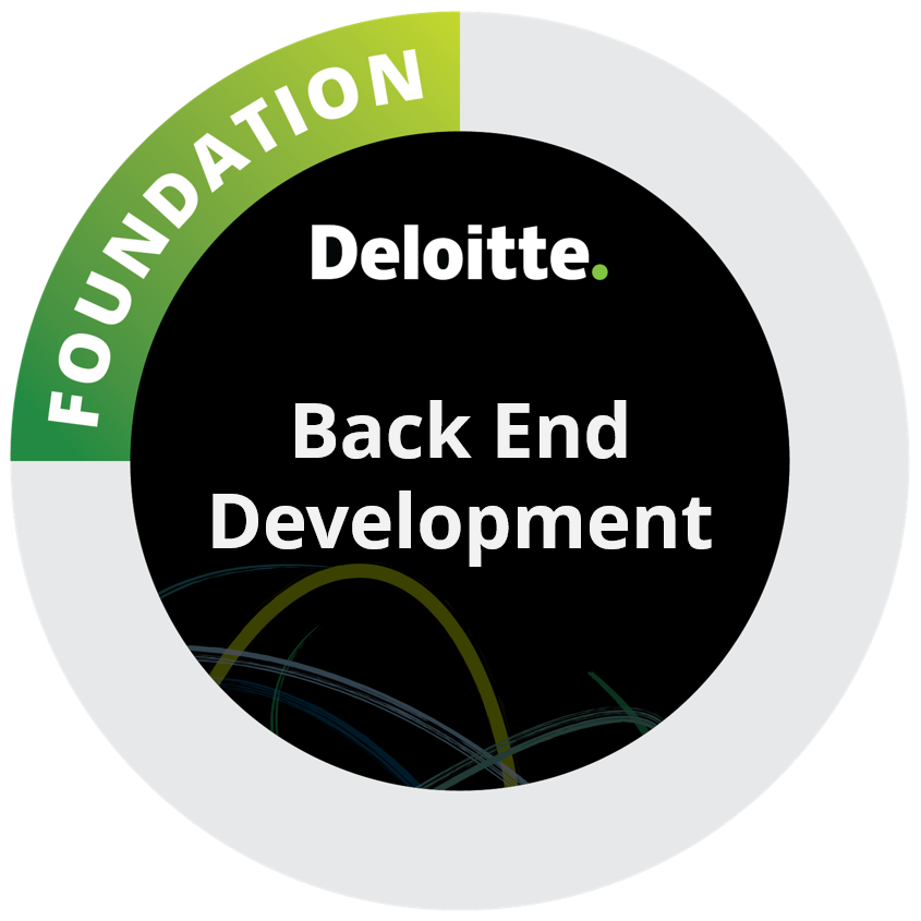 Back End Development - Foundation
