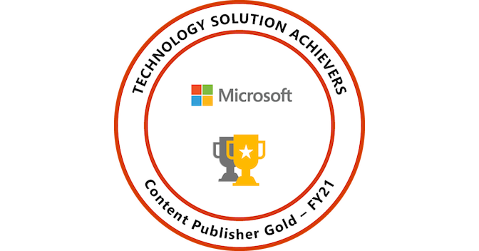 Content Publisher Gold - Credly