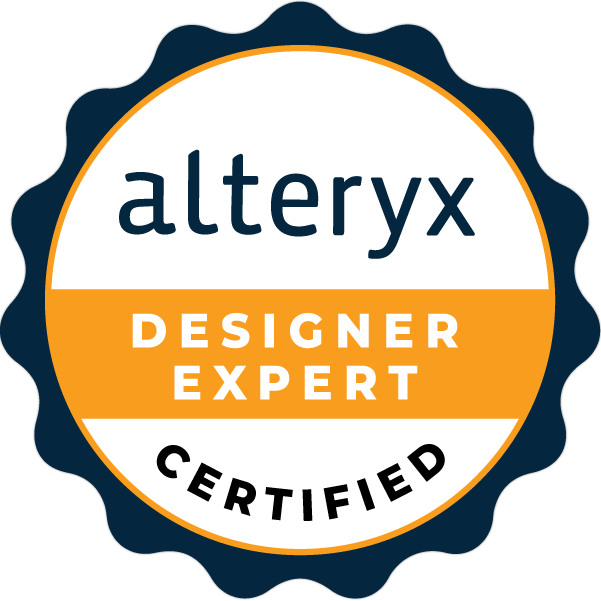 Alteryx Designer Expert Certification