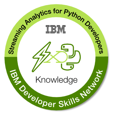 Streaming Analytics Basics for Python Developers - Credly