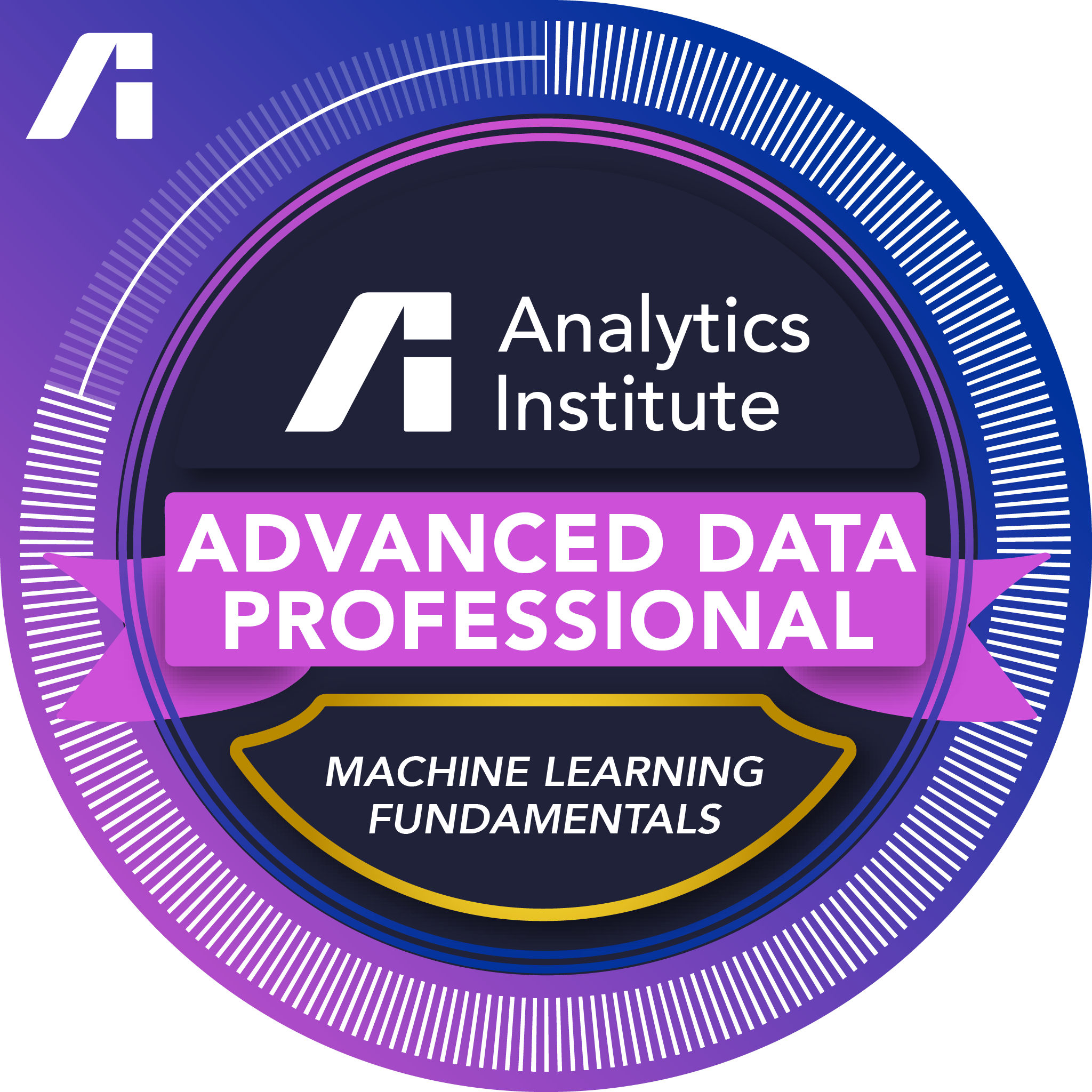 Certified in Machine Learning Fundamentals - Credly