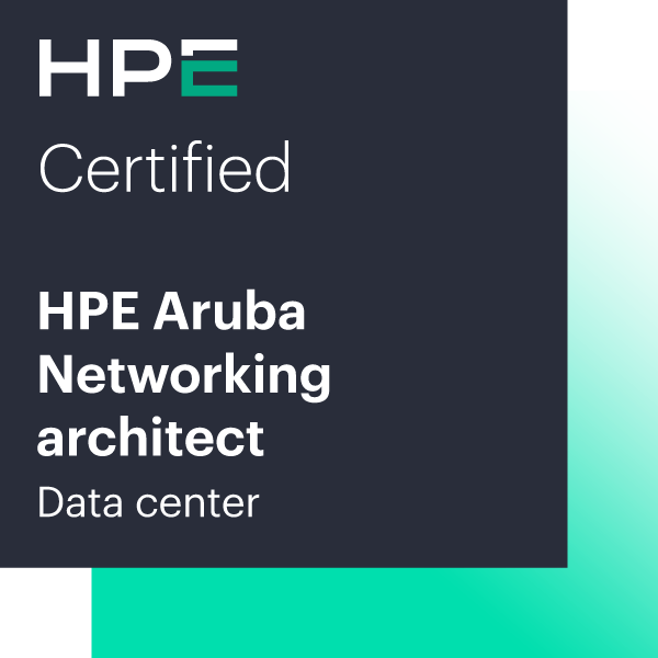 HPE Certified Aruba Networking architect - Data center