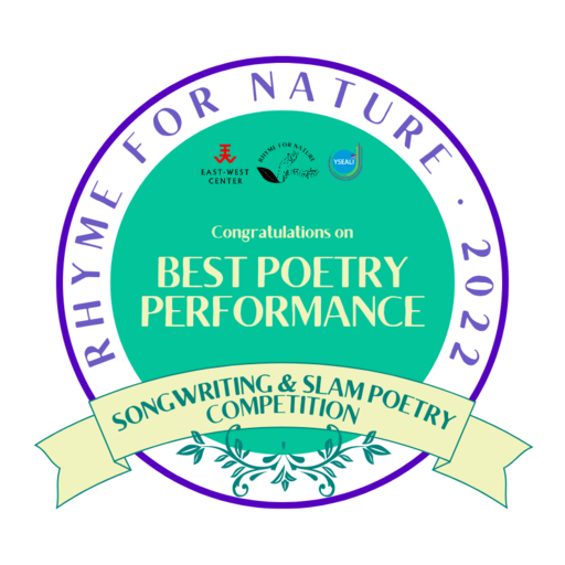 RHYME FOR NATURE 2022 (Best Poetry Performance) - Credly