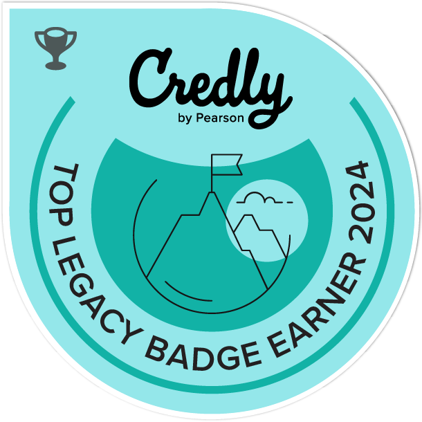 Credly Top Legacy Badge Earner - Credly