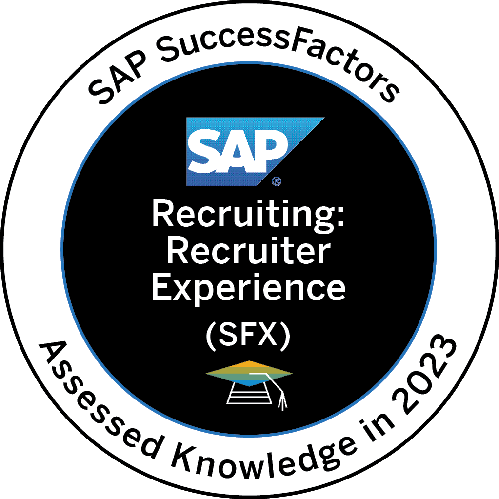SAP Product Knowledge 2023 - SAP SuccessFactors Recruiting: Recruiter Experience Expert (SFX)