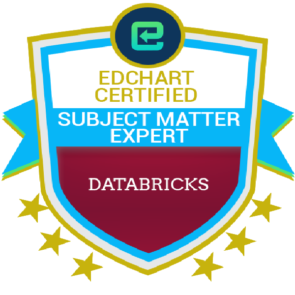 Edchart Certified Databricks Subject Matter Expert