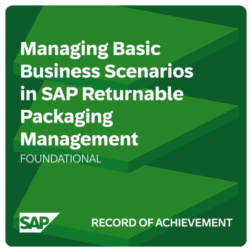 Managing Basic Business Scenarios in SAP Returnable Packaging ...