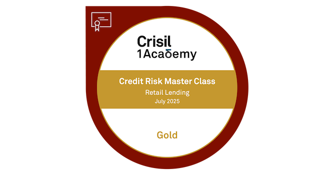 Credit Risk Master Class- Level 4 - Credly