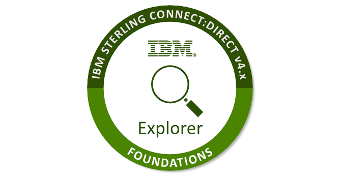 IBM Sterling Connect Direct V4 x Foundations Credly