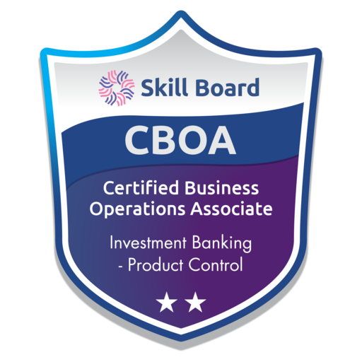 Certified Business Operations Associate (CBOA) - Investment Banking ...