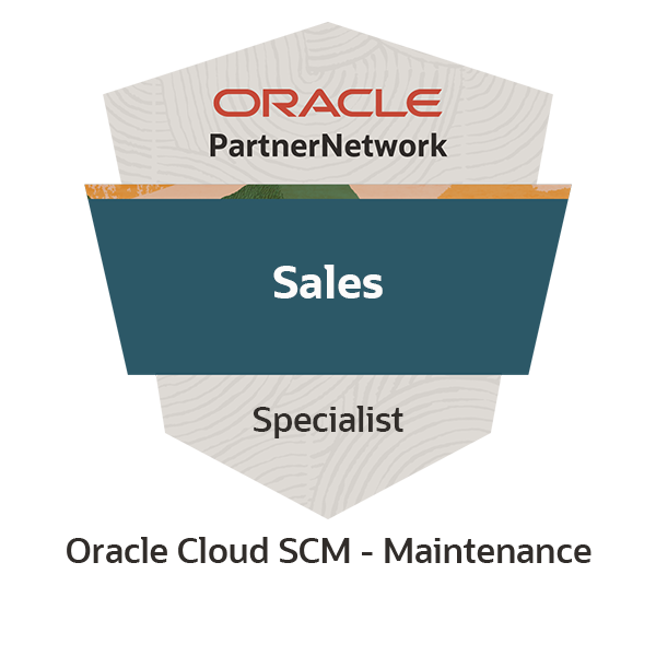 Oracle Cloud SCM - Maintenance Sales Specialist