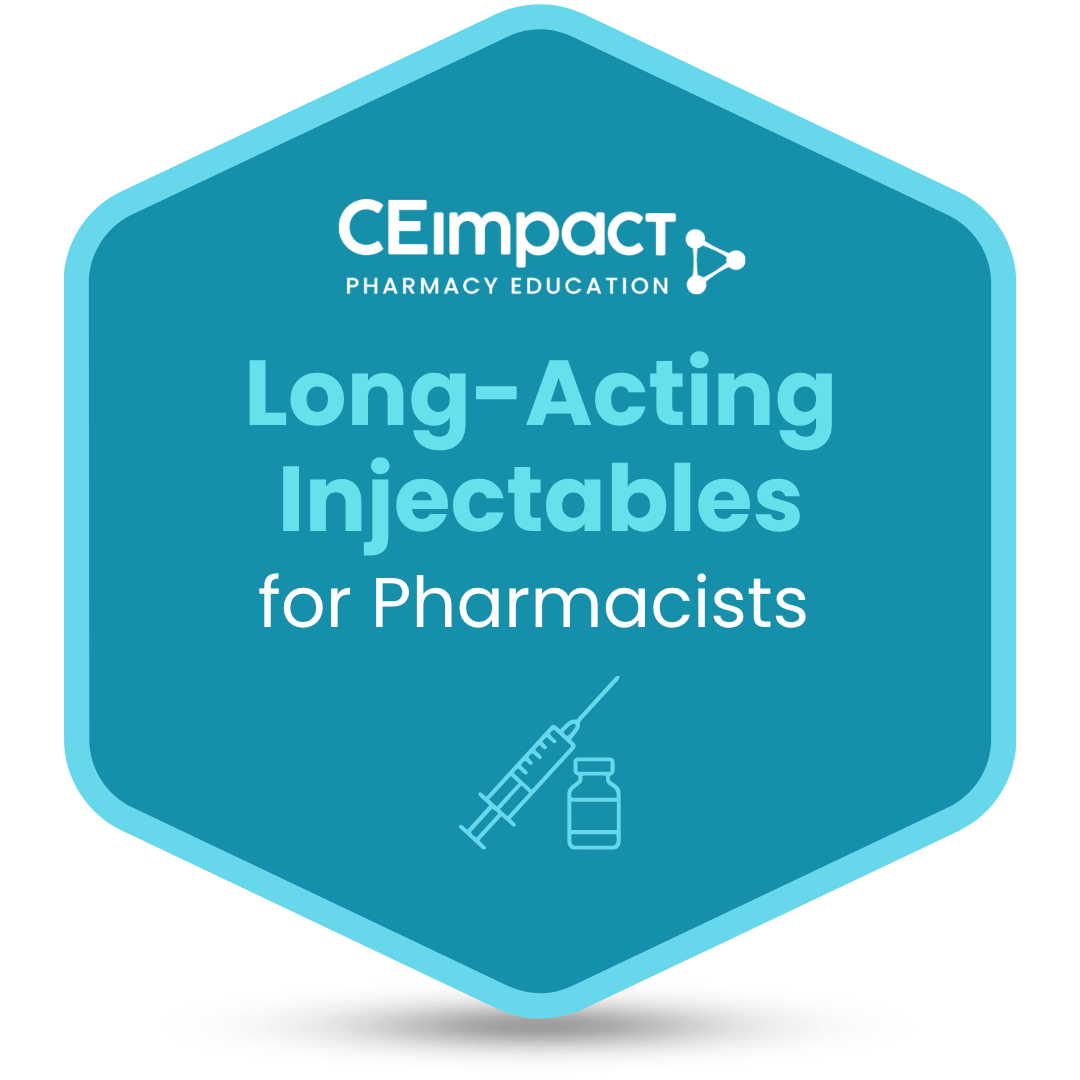 Long-Acting Injectables - Pharmacist badge