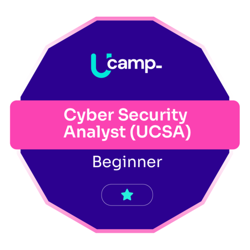 Cyber Security Analyst (UCSA) - Credly