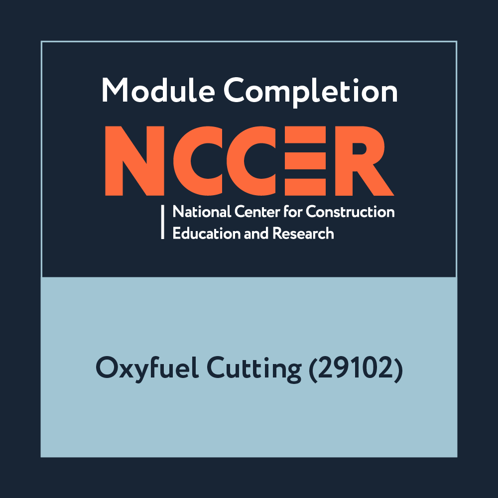 NCCER Oxyfuel Cutting (29102)