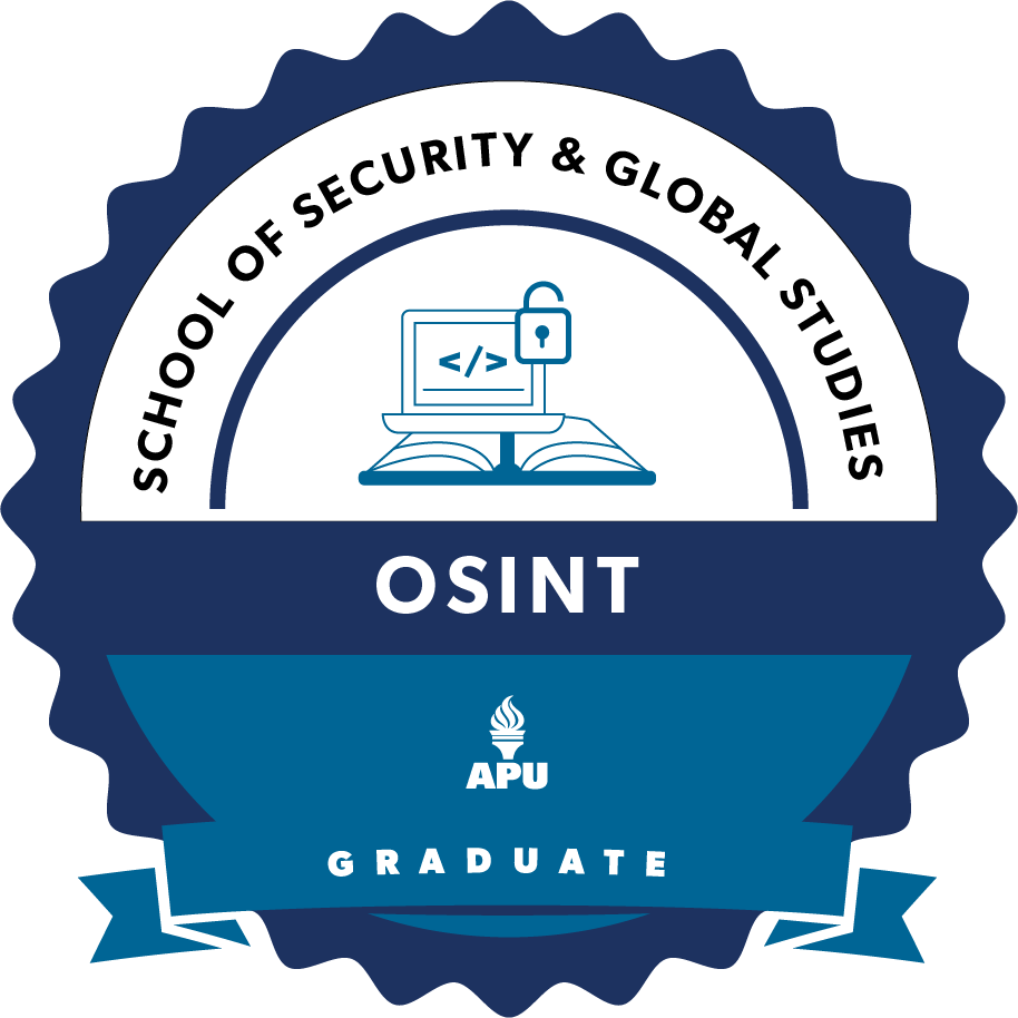 Graduate NanoCert® Open-Source Intelligence (OSINT)