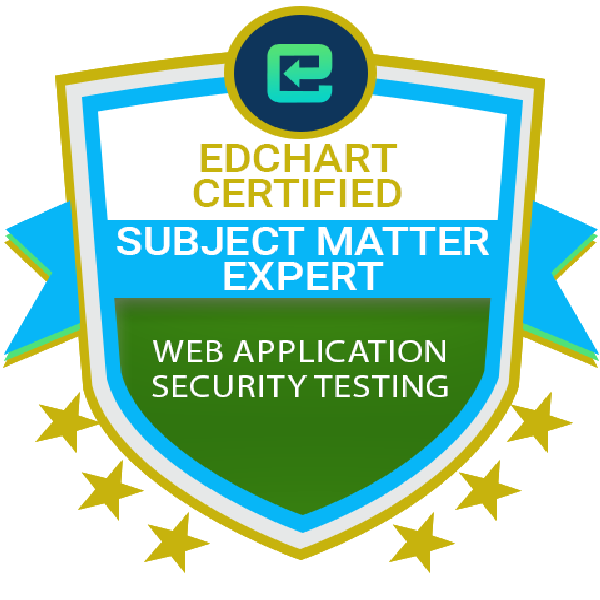 Edchart Certified Web Application Security Testing Subject Matter Expert