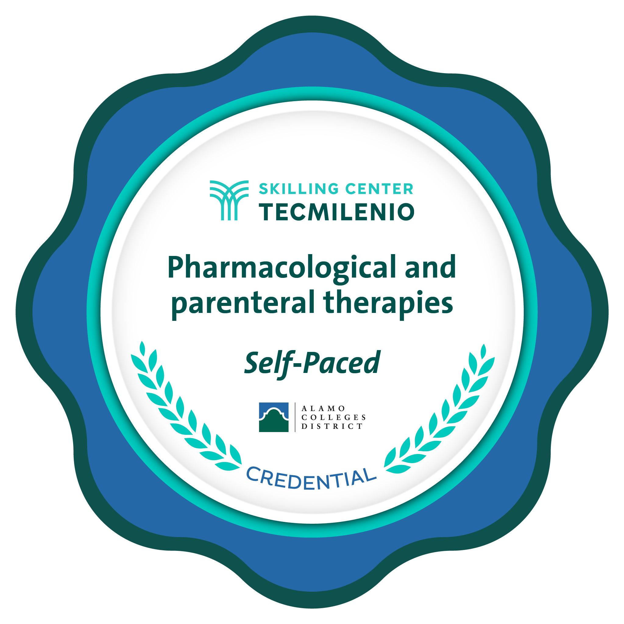 Credencial Pharmacological and parenteral therapies