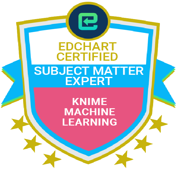 Edchart Certified Knime Machine Learning Subject Matter Expert