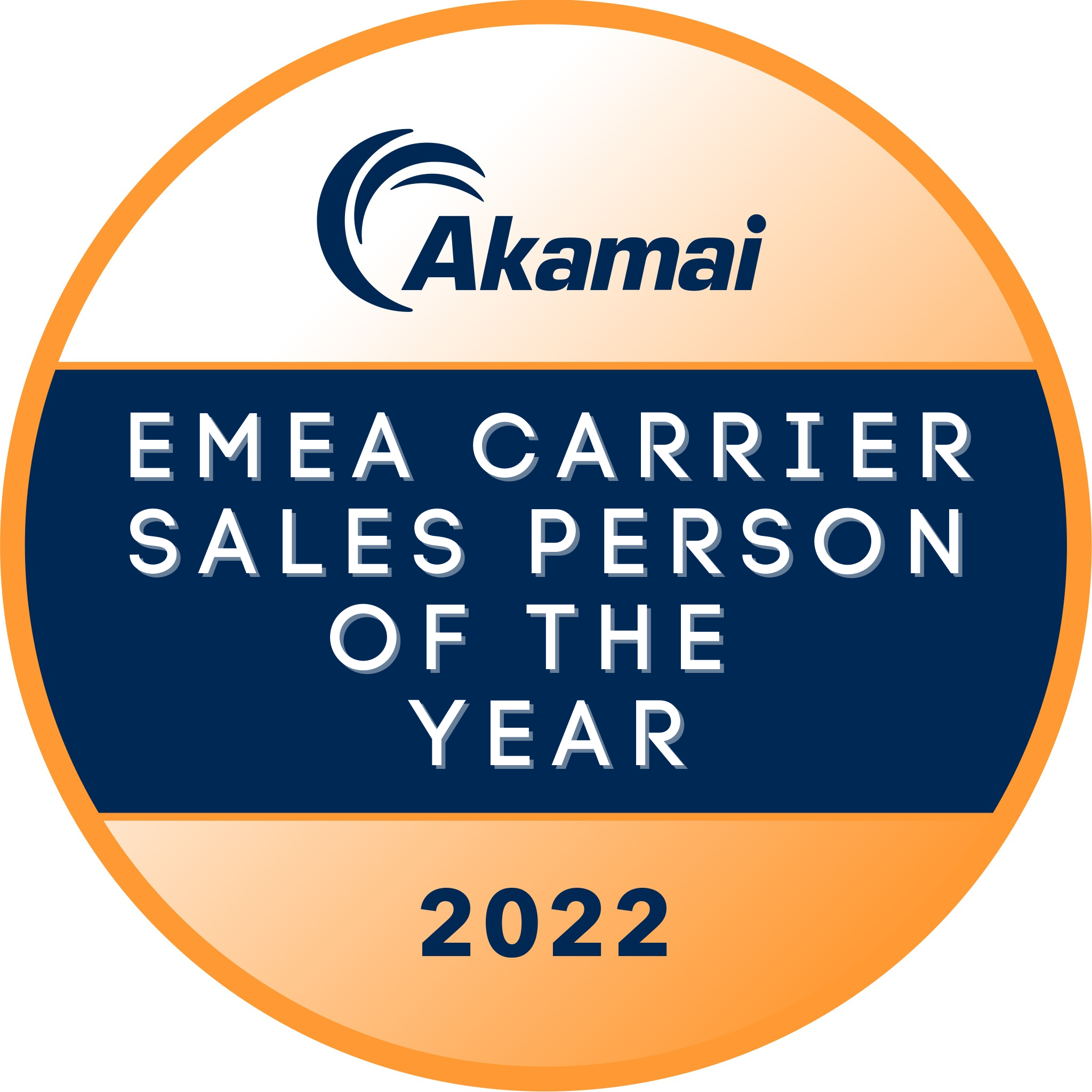 EMEA Carrier Sales Person of the Year Credly