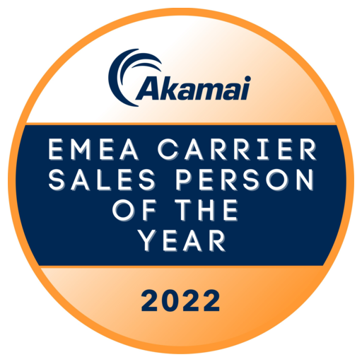 EMEA Carrier Sales Person of the Year Credly
