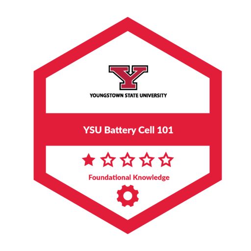 YSU Battery Cell 101 Credly