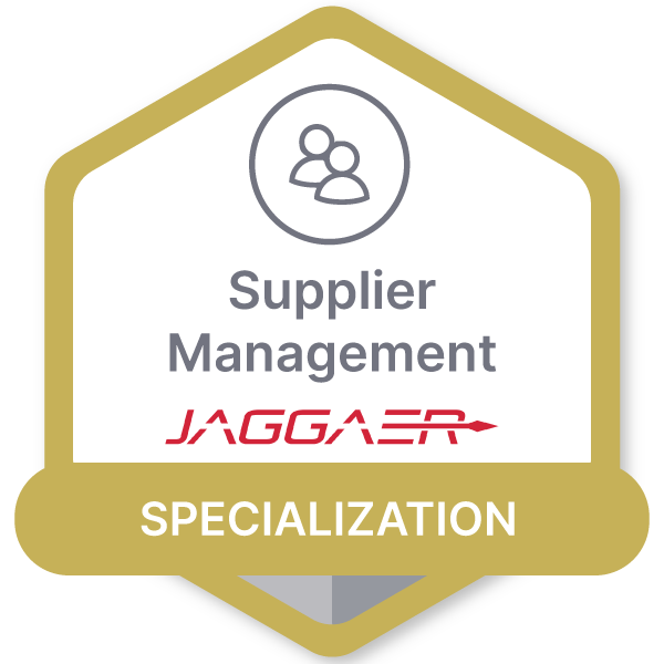 Supplier Management Specialization