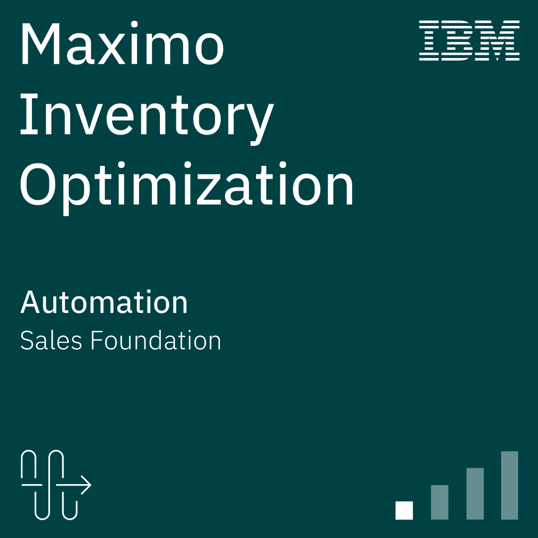 Maximo Inventory Optimization Sales Foundation