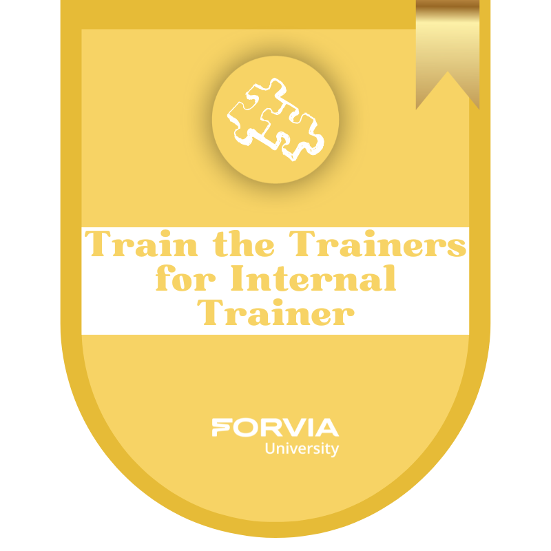 Train the Trainers for Internal Trainer