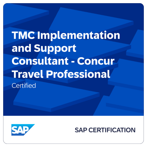 SAP Certified - TMC Implementation and Support Consultant - Concur ...