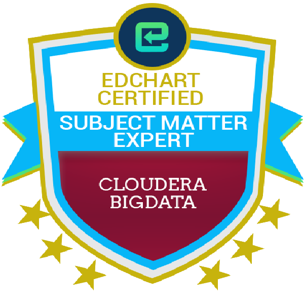 Edchart Certified Cloudera Bigdata Subject Matter Expert