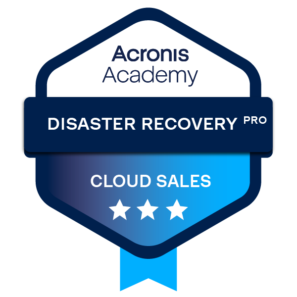 Cloud Sales Professional Disaster Recovery