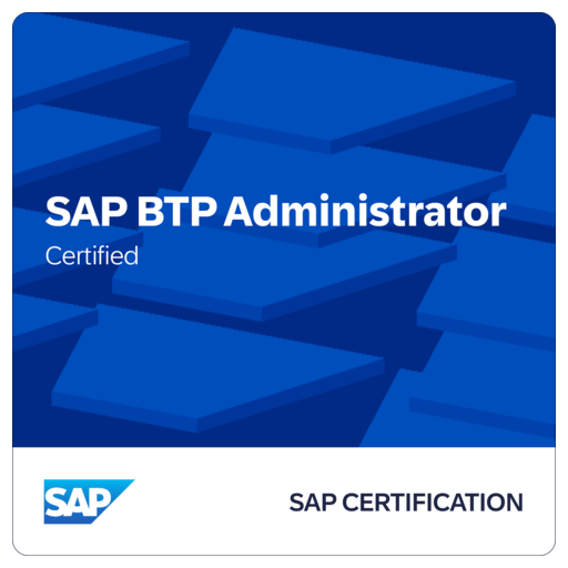 SAP Certified - SAP BTP Administrator - Credly