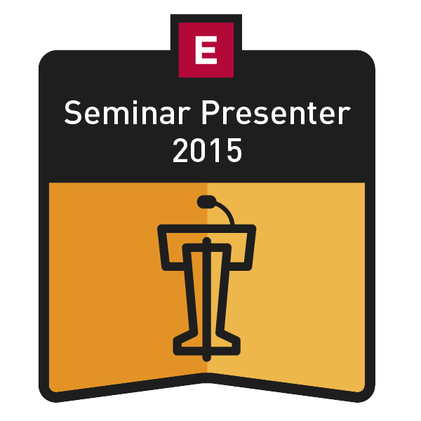 EDUCAUSE 2015 Annual Conference Seminar Presenter