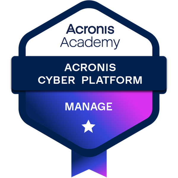 Essentials - Acronis Cyber Platform: Manage