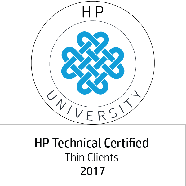 HP Technical Certified – Thin Clients [2017]
