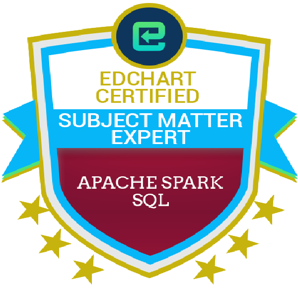 Edchart Certified Apache Spark SQL Subject Matter Expert