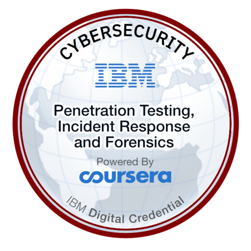Testing, Incident Response and Forensics Credly